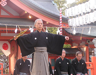 風浪宮大祭の様子